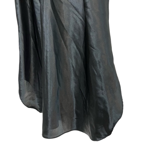 INTIMATE MOODS Satin Black VINTAGE Chemise Nighty Lingerie USA Made Slip sz M - Picture 11 of 16